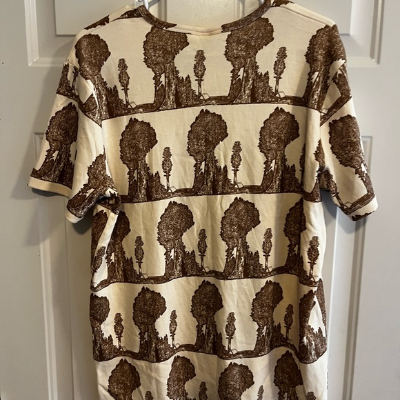 NWT Women’s Kate Quinn XXL Brown Tree Print Shirt - Picture 5 of 6
